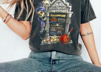 Comfort Color Halloween Horror Nights Shirt Grateful Dead Halloween Shirt Cute Halloween Shirts Teacher Halloween Costumes American Horror Story Shirt Unique revetee 1
