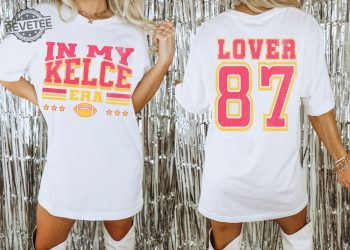 Swift And Kelce Era Comfort Colors Tshirt Vintage Swift Tshirt Loving Him Was Red Shirt Kelce Eras Tour Shirt Kc Football Travis And Taylor revetee 1