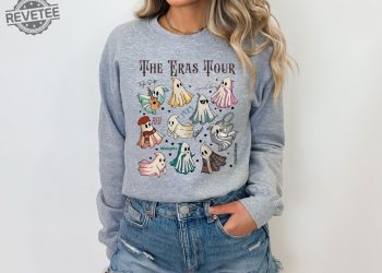 The Eras Tour Cute Ghost Cottagecore Sweatshirt Swiftie Eras Tour Ghost Shirt Meet Me At Midnight Ts Eras Tour Ghost Shirt New revetee 1
