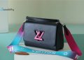 feature image Louis Vuitton Twist Mm Bag Shoulder And Cross Body Bags For Women Black 9.1In23cm Lv M59416 buzzbify 1