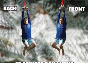 I Think You Should Leave Christmas Ornament Funny Gag Meme Xmas Tree Decorations Gift Tim Robinson Itysl Zip Line Acrylic Ornaments Car Hanging Accessories laughinks 1