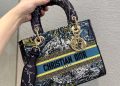 feature image Christian Dior Medium Lady Dlite Bag Dior Constellation Embroidery Blue For Women Womens Handbags Crossbody Bags 24Cm Cd M0565orhp M928 gostylity 1