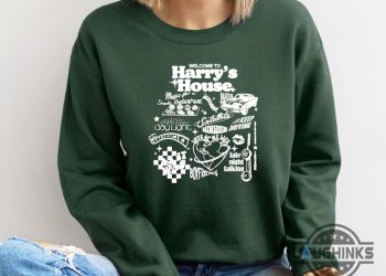 Harry Styles Hoodie Tshirt Sweatshirt Mens Womens Harrys House Tracklist Shirts Harry Lover Gift For Music Lovers Fans Funny Graphic Tee laughinks 1