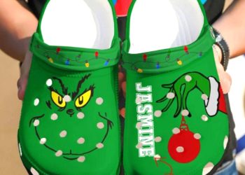 feature image Personalized Crocs Clogsgrinch Crocs Clogsgrinch Grinch Shoes Grinch Slippers Dr Seuss Adult Christmas Gift laughinks 1