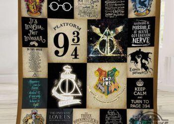 Harry Potter Blanket School Of Witchcraft And Wizardry Vps Cozy Plush Fleece Sherpa Blankets Hogwarts Patronus Harry Potter Movie Books Bedroom Decoration laughinks 1