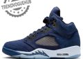 feature image Air Jordan 5 Retro Midnight Navy trendvoguehub 1