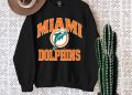 Miami Dolphins Sweatshirt Dolphins Erst 1965 Crewneck Dolphins Shirt Dolphins Miami Sweater Dolphins Fan Gifts Sunday Football Tee Unique revetee 1