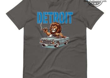 Detroit Lions Nfc Championship Shirt Sweatshirt Hoodie Lion Driving Car Motor City Shirts Jared Goff Dan Campbell Tee Super Bowl Football Gift laughinks 1
