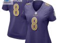 feature image Lamar Jackson 8 Baltimore Ravens Womens Alternate Game Player Jersey Purple Tgv stylepulseusa 1