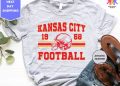 Vintage Kansas City Football Shirt Vintage Kansas City Football Tshirt Retro Kansas City Football Sweatshirt Unisex Hoodie Trendy Shirt giftyzy 1