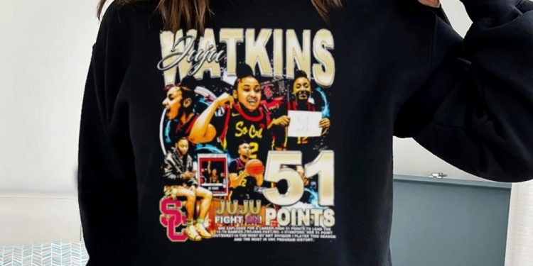 feature image Juju Watkins Fight On 51 Points Vintage Shirt hotcouturetrends 1