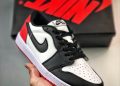feature image Air Jordan 1 Low Og Black Toe Whiteblackvarsity Red Cz0790106 fashionwaveus 1