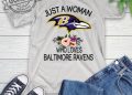 feature image Nfl Just A Woman Who Loves Baltimore Ravens Football Sports Tshirt goalsiu 1