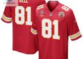 feature image Blake Bell 81 Kansas City Chiefs Super Bowl Lvii Champions 3 Stars Men Game Jersey Red stylepulseusa 1