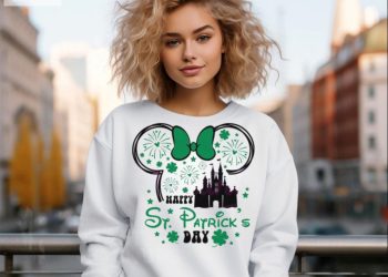 feature image Happy St Patricks Day Minnie Head Castle Shirt hotcouturetrends 1