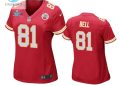 feature image Blake Bell 81 Kansas City Chiefs Super Bowl Lvii Game Jersey Women Red stylepulseusa 1