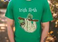 feature image Irish Sloth Shirt St. Patricks Day Drinking Shirt Tshirt Sweatshirt Hoodie Mens Womens Saint Pattys Day Gift Lucky Clovers Tee beeteehouse 1