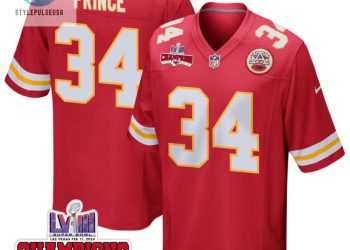feature image Deneric Prince 34 Kansas City Chiefs Super Bowl Lviii Champions 4 Stars Patch Game Men Jersey Red stylepulseusa 1