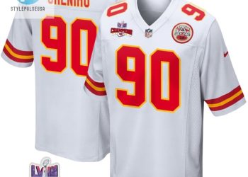 feature image Charles Omenihu 90 Kansas City Chiefs Super Bowl Lviii Champions 4 Stars Patch Game Men Jersey White stylepulseusa 1