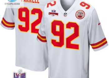 feature image Neil Farrell 92 Kansas City Chiefs Super Bowl Lviii Champions 4 Stars Patch Game Men Jersey White stylepulseusa 1