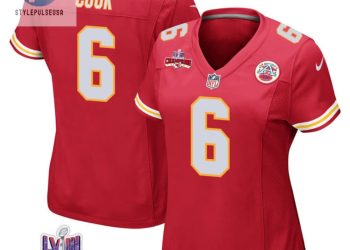 feature image Bryan Cook 6 Kansas City Chiefs Super Bowl Lviii Champions 4 Stars Patch Game Women Jersey Red stylepulseusa 1