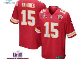 feature image Patrick Mahomes 15 Kansas City Chiefs Super Bowl Lviii Champions 4 Stars Patch Game Youth Jersey Red stylepulseusa 1