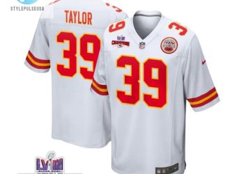 feature image Keith Taylor 39 Kansas City Chiefs Super Bowl Lviii Champions 4 Stars Patch Game Youth Jersey White stylepulseusa 1