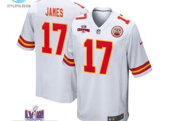 feature image Richie James 17 Kansas City Chiefs Super Bowl Lviii Champions 4 Stars Patch Game Youth Jersey White stylepulseusa 1