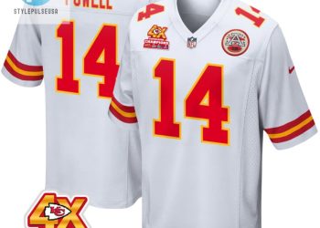 feature image Cornell Powell 14 Kansas City Chiefs Super Bowl Lviii Champions 4X Game Men Jersey White stylepulseusa 1