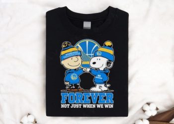 feature image Snoopy Fist Bump Charlie Brown Golden State Warriors Forever Not Just When We Win Shirt hotcouturetrends 1