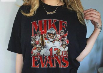 feature image Vintage Mike Evans 90S Graphic Football Unisex T Shirt hotcouturetrends 1