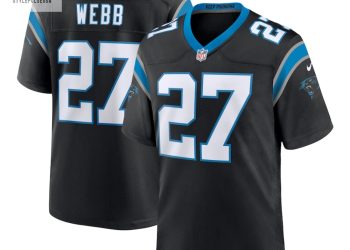 feature image Mens Carolina Panthers Sam Webb Nike Black Team Game Jersey stylepulseusa 1