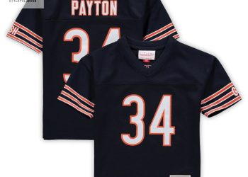 feature image Preschool Chicago Bears Walter Payton Mitchell Ness Navy Retired Legacy Jersey stylepulseusa 1