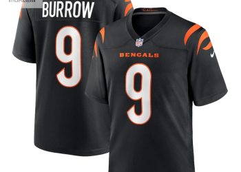 feature image Mens Cincinnati Bengals Joe Burrow Nike Black Player Game Jersey stylepulseusa 1