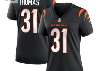 feature image Womens Cincinnati Bengals Michael Thomas Nike Black Game Jersey stylepulseusa 1