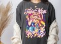 Retro Taylor Moon Shirt Comfort Colors Anime Graphic Cartoon Sweatshirt Swift Hoodie Swiftie Tshirt Taylor Anime Shirt giftyzy 1