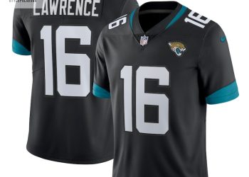 feature image Mens Jacksonville Jaguars Trevor Lawrence Nike Black Alternate Vapor Limited Jersey stylepulseusa 1