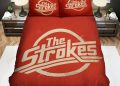 feature image The Strokes Band Red Logo Bed Sheets Spread Comforter Duvet Cover Bedding Sets elitetrendwear 1