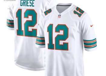 feature image Mens Miami Dolphins Bob Griese Nike White Retired Player Jersey stylepulseusa 1