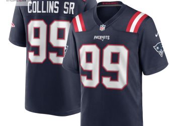 feature image Mens New England Patriots Jamie Collins Sr. Nike Navy Home Game Player Jersey stylepulseusa 1