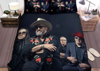 feature image The Mavericks Band Black Background Bed Sheets Spread Comforter Duvet Cover Bedding Sets elitetrendwear 1