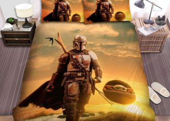 feature image The Mandalorian 2019 The Mandalorian Poster Ver 2 Bed Sheets Duvet Cover Bedding Sets elitetrendwear 1