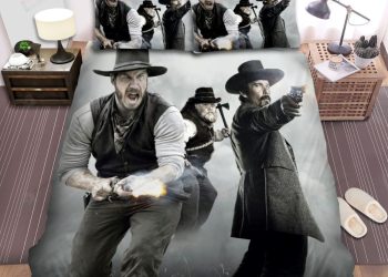 feature image The Magnificent Seven 2016 Movie Poster Theme Ver 2 Bed Sheets Spread Comforter Duvet Cover Bedding Sets elitetrendwear 1
