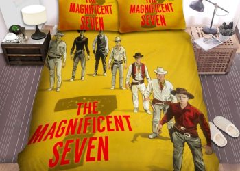 feature image The Magnificent Seven 1960 Royal Scottish National Orchestra Movie Poster Bed Sheets Spread Comforter Duvet Cover Bedding Sets elitetrendwear 1