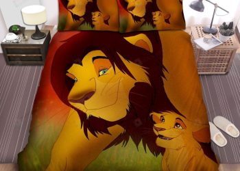 feature image The Lion King Young Simba Mufasa Movie Scene Bed Sheets Spread Comforter Duvet Cover Bedding Sets elitetrendwear 1