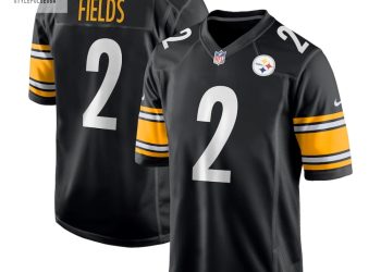 feature image Mens Pittsburgh Steelers Justin Fields Nike Black Game Player Jersey stylepulseusa 1