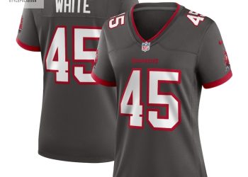 feature image Womens Tampa Bay Buccaneers Devin White Nike Pewter Game Jersey stylepulseusa 1