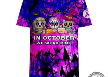 feature image Sugar Skull Halloween In October We Were Pink Halloween 3D All Over Printed Shirt Near Me Funny 3D Tshirts Sweatshirts Hoodies Mens Womens beeteehouse 1