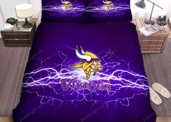 feature image Minnesota Vikings Bed Sheets Spread Duvet Cover Bedding Set elitetrendwear 1