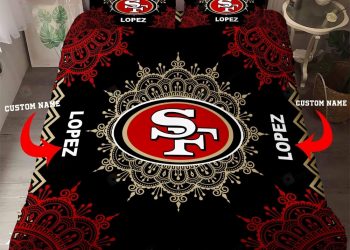 feature image Custom Name San Francisco 49Ers Bedding Set elitetrendwear 1